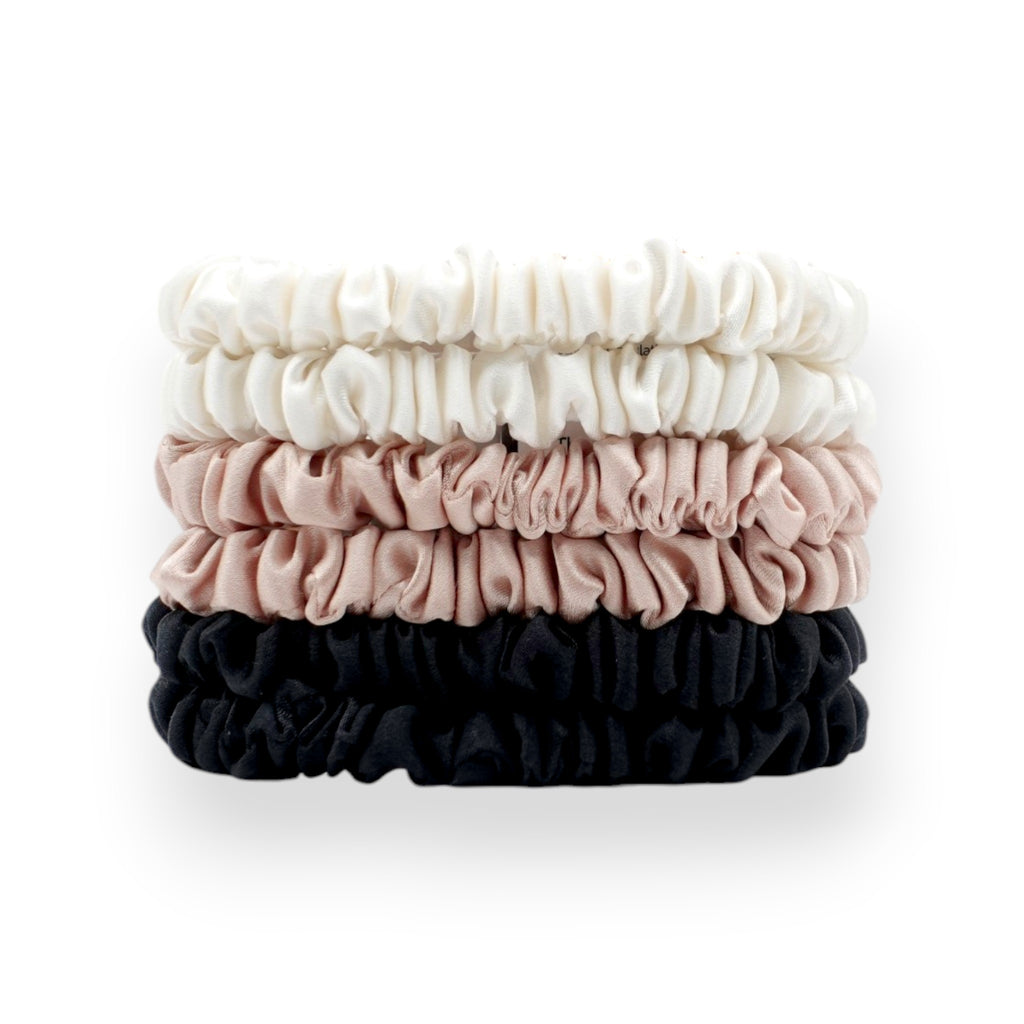 Skinny Silk Scrunchie Set of 6